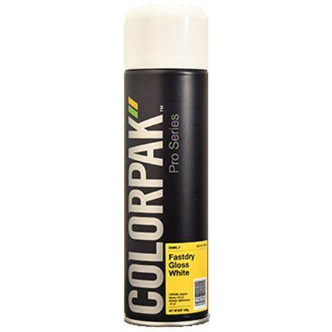 COLORPAK PRO SERIES AEROSOL FASTDRY ENAMEL GLOSS WHITE