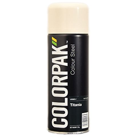 COLORPAK COLOURSTEEL AEROSOL SPRAYPAINT TITANIA