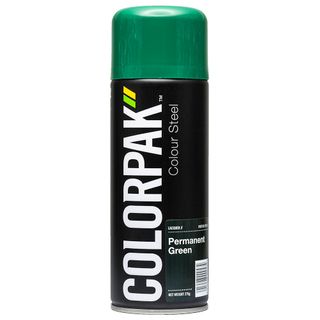 COLORPAK COLOURSTEEL AEROSOL SPRAYPAINT PERMANENT GREEN