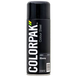 COLORPAK COLOURSTEEL AEROSOL SPRAYPAINT EBONY