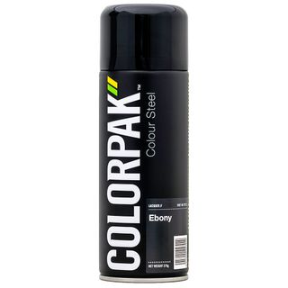 COLORPAK COLOURSTEEL AEROSOL SPRAYPAINT EBONY