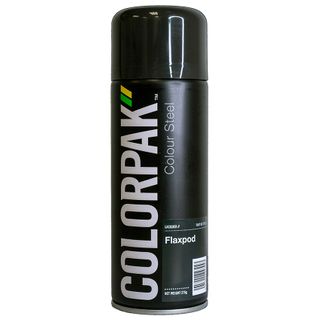 COLORPAK COLOURSTEEL AEROSOL SPRAYPAINT FLAXPOD