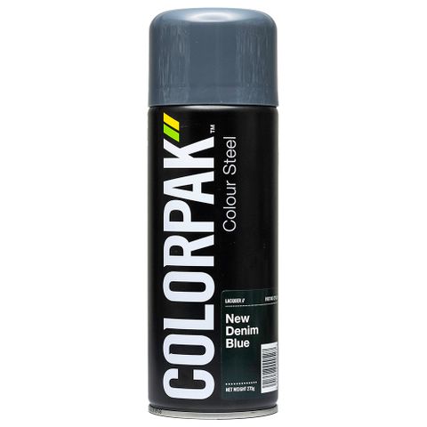 COLORPAK COLOURSTEEL AEROSOL SPRAYPAINT NEW DENIM BLUE