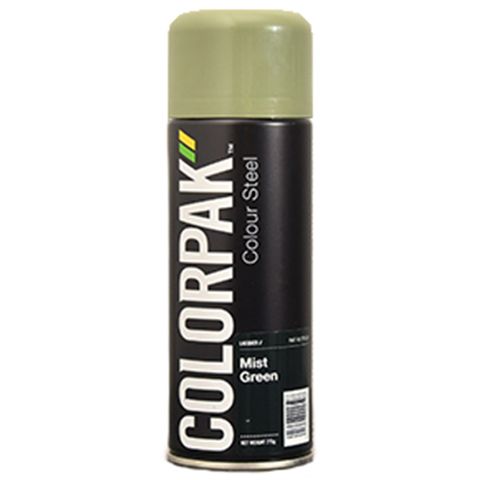 COLORPAK COLOURSTEEL AEROSOL SPRAYPAINT MIST GREEN