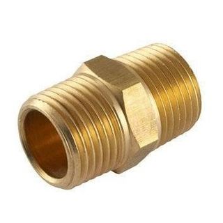 FORMULA AIR CONNECTOR BRASS NIPPLE 1/4" X 1/4" BSP