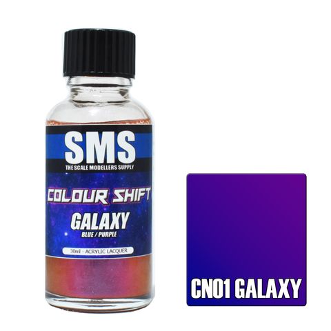 AIRBRUSH PAINT 30ML COLOUR SHIFT GALAXY ACRYLIC LACQUER SCALE MODELLERS SUPPLY