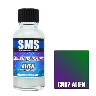 AIR BRUSH PAINT 30ML COLOUR SHIFT ALIEN  ACRYLIC LACQUER SCALE MODELLERS SUPPLY