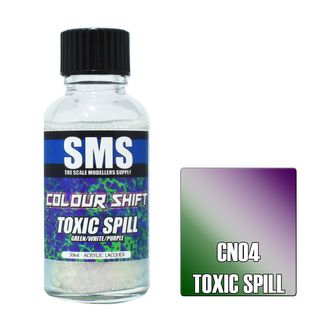 AIRBRUSH PAINT 30ML COLOUR SHIFT TOXIC SPILL ACRYLIC LACQUER SCALE MODELLERS SUPPLY