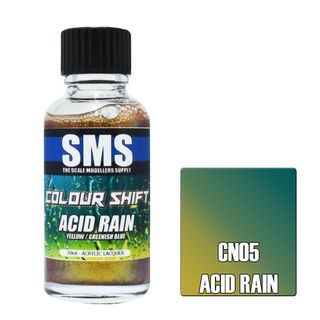 AIRBRUSH PAINT 30ML COLOUR SHIFT ACID RAIN ACRYLIC LACQUER SCALE MODELLERS SUPPLY