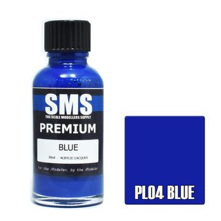 AIR BRUSH PAINT 30ML PREMIUM BLUE ACRYLIC LACQUER SCALE MODELLERS SUPPLY