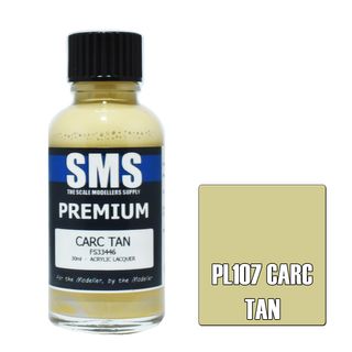 AIR BRUSH PAINT 30ML PREMIUM CARC TAN  ACRYLIC LACQUER SCALE MODELLERS SUPPLY