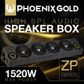 PHOENIX GOLD HIGH SPL AUDIO SPEAKER BOX 1520W MAX - PRE ORDER!