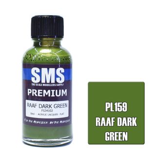AIR BRUSH PAINT 30ML PREMIUM RAAF DARK GREEN  ACRYLIC LACQUER SCALE MODELLERS SUPPLY