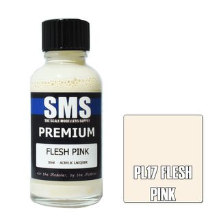 AIRBRUSH PAINT 30ML PREMIUM FLESH PINK  ACRYLIC LACQUER SCALE MODELLERS SUPPLY