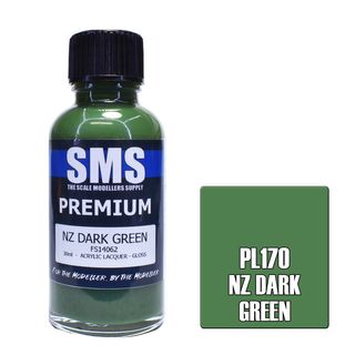 AIR BRUSH PAINT 30ML PREMIUM NZ DARK GREEN  ACRYLIC LACQUER SCALE MODELLERS SUPPLY
