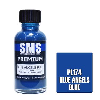 AIR BRUSH PAINT 30ML PREMIUM BLUE ANGELS BLUE  ACRYLIC LACQUER SCALE MODELLERS SUPPLY