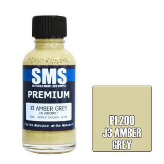 AIR BRUSH PAINT 30ML PREMIUM J3 AMBER GREY  ACRYLIC LACQUER SCALE MODELLERS SUPPLY
