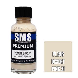 AIR BRUSH PAINT 30ML PREMIUM DESERT PINK ZI  ACRYLIC LACQUER SCALE MODELLERS SUPPLY