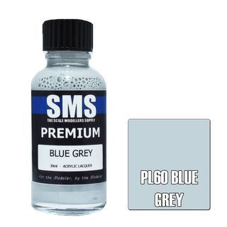 AIR BRUSH PAINT 30ML PREMIUM BLUE GREY ACRYLIC LACQUER SCALE MODELLERS SUPPLY