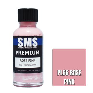 AIRBRUSH PAINT 30ML PREMIUM ROSE PINK ACRYLIC LACQUER SCALE MODELLERS SUPPLY