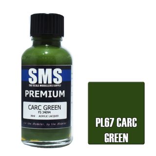 AIR BRUSH PAINT 30ML PREMIUM CARC GREEN  ACRYLIC LACQUER SCALE MODELLERS SUPPLY