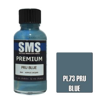 AIR BRUSH PAINT 30ML PREMIUM PRU BLUE  ACRYLIC LACQUER SCALE MODELLERS SUPPLY