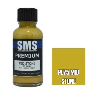AIR BRUSH PAINT 30ML PREMIUM MID STONE  ACRYLIC LACQUER SCALE MODELLERS SUPPLY