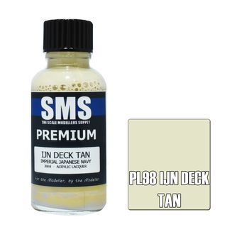 AIRBRUSH PAINT 30ML PREMIUM IJN DECK TAN ACRYLIC LACQUER SCALE MODELLERS SUPPLY