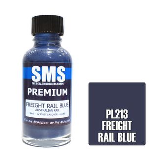 AIR BRUSH PAINT 30ML PREMIUM FREIGHT RAIL BLUE ACRYLIC LACQUER SCALE MODELLERS SUPPLY