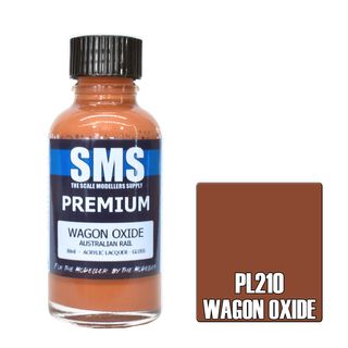 AIR BRUSH PAINT 30ML PREMIUM WAGON OXIDE ACRYLIC LACQUER SCALE MODELLERS SUPPLY