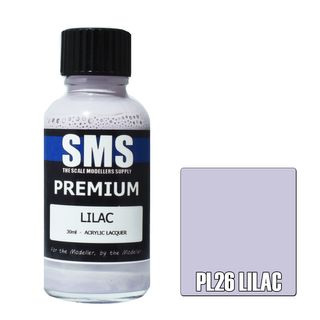 AIRBRUSH PAINT 30ML PREMIUM LILAC ACRYLIC LACQUER SCALE MODELLERS SUPPLY