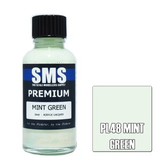 AIRBRUSH PAINT 30ML PREMIUM MINT GREEN ACRYLIC LACQUER SCALE MODELLERS SUPPLY