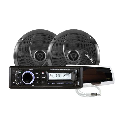 DNA ULTIMATE MARINE PACK - HEAD UNIT SPEAKERS & AERIAL BLACK