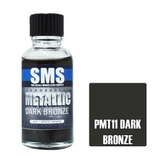 AIR BRUSH PAINT 30ML METALLIC DARK BRONZE  ACRYLIC LACQUER SCALE MODELLERS SUPPLY