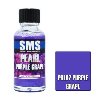 AIRBRUSH PAINT 30ML PEARL PURPLE GRAPE ACRYLIC LACQUER SCALE MODELLERS SUPPLY