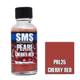 AIRBRUSH PAINT 30ML PEARL CHERRY RED ACRYLIC LACQUER SCALE MODELLERS SUPPLY