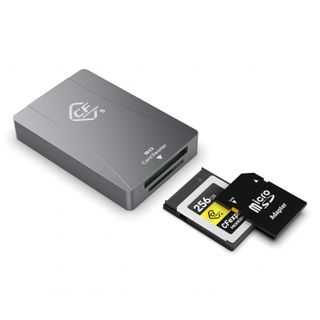 CARD READER ALUMINIUM CFEXPRESS TYPE B + SDHC/SDXC USB 3.1 + USB-C