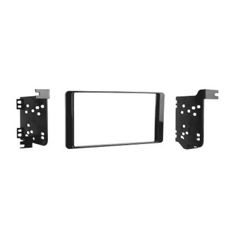 FITTING KIT MITSUBISHI 2007 - 2019 DOUBLE DIN (WITH MMCS RADIO) (CHARCOAL HIGH GLOSS)