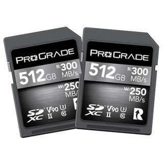 PROGRADE DIGITAL SDXC COBALT UHS-II 512GB R300MB/S W250MB/S V90 2PK