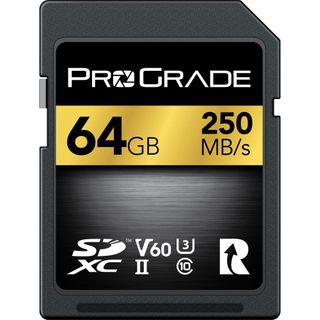 PROGRADE DIGITAL SDXC GOLD UHS-II 64GB R250MB/S W120MB/S V60