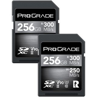 PROGRADE DIGITAL SDXC COBALT UHS-II 256GB R300MB/S W250MB/S V90 2PK