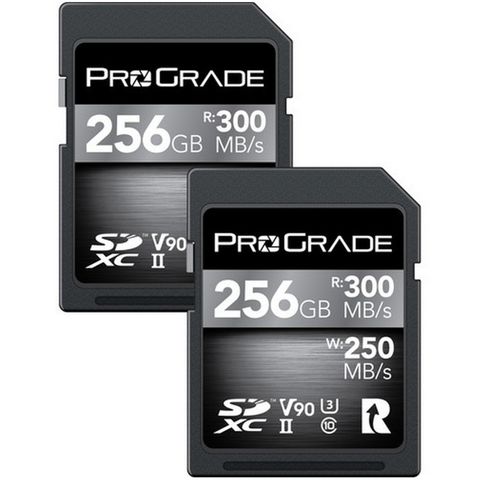SDXC COBALT UHS-II V90 2PK - ALL SIZES