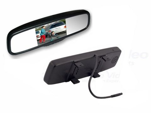 MONGOOSE 5" CLIP-ON MIRROR MONITOR UNIVERSAL