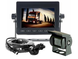 MONGOOSE 5" REAR VIEW SYSTEM WITH LEAD & CAMERA - 3 CAMERA INPUT