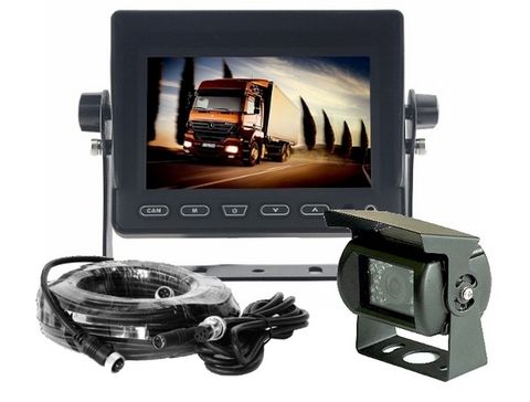 MONGOOSE 5" REAR VIEW SYSTEM WITH LEAD & CAMERA - 3 CAMERA INPUT