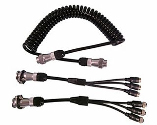 MONGOOSE SPIRAL CABLE 3MALE/3FEMALE PIN