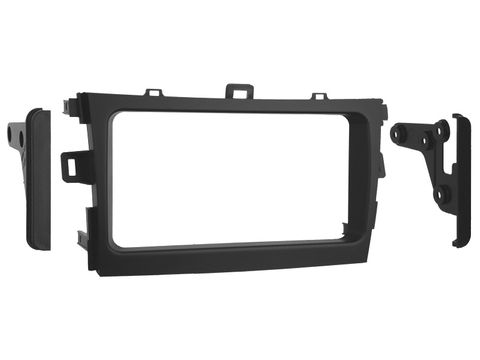 FITTING KIT TOYOTA COROLLA SEDAN OR STATION WAGON 2007 - 2011 DOUBLE DIN (135MM HIGH) (BLACK)