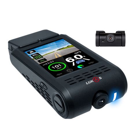 LUKAS DASHCAM 2CH 1440+1080 LCD+WIFI+GPS+ADAS+32GB