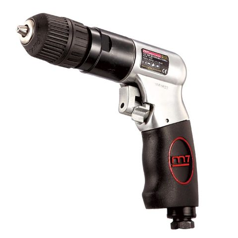 M7 REVERSIBLE 3/8" AIR DRILL WITH KEYLESS CHUCK