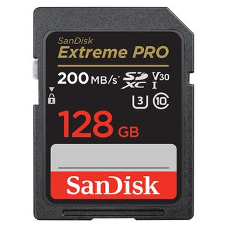 SANDISK EXTREME PRO SDXC 128GB UP TO R200MB/S W90MB/S SD CARD UHS-I V30